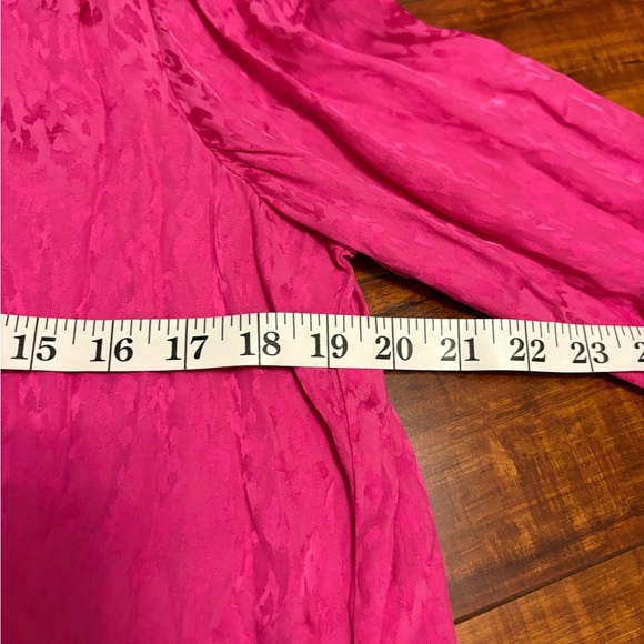 Scotch And Soda Women’s Slim Fitted Pipped Pink Button Up Blouse Size Medium(8) - Picture 13 of 16